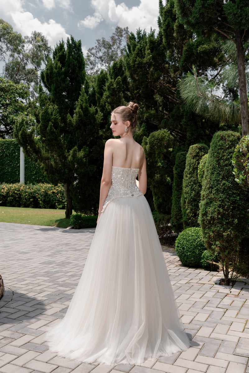 ANASTASIA EMBELLISHED CORSET GOWN - CULT MIA