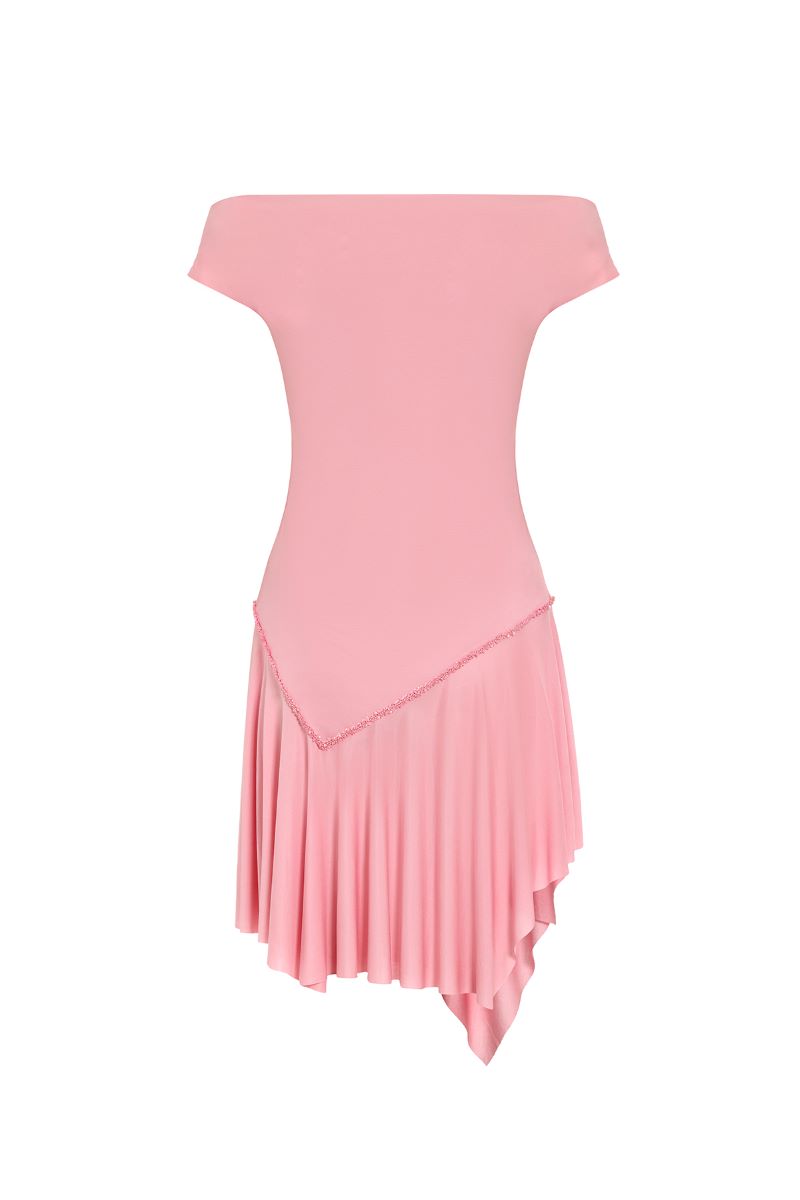 THE FOOL DRESS IN BABY PINK - CULT MIA