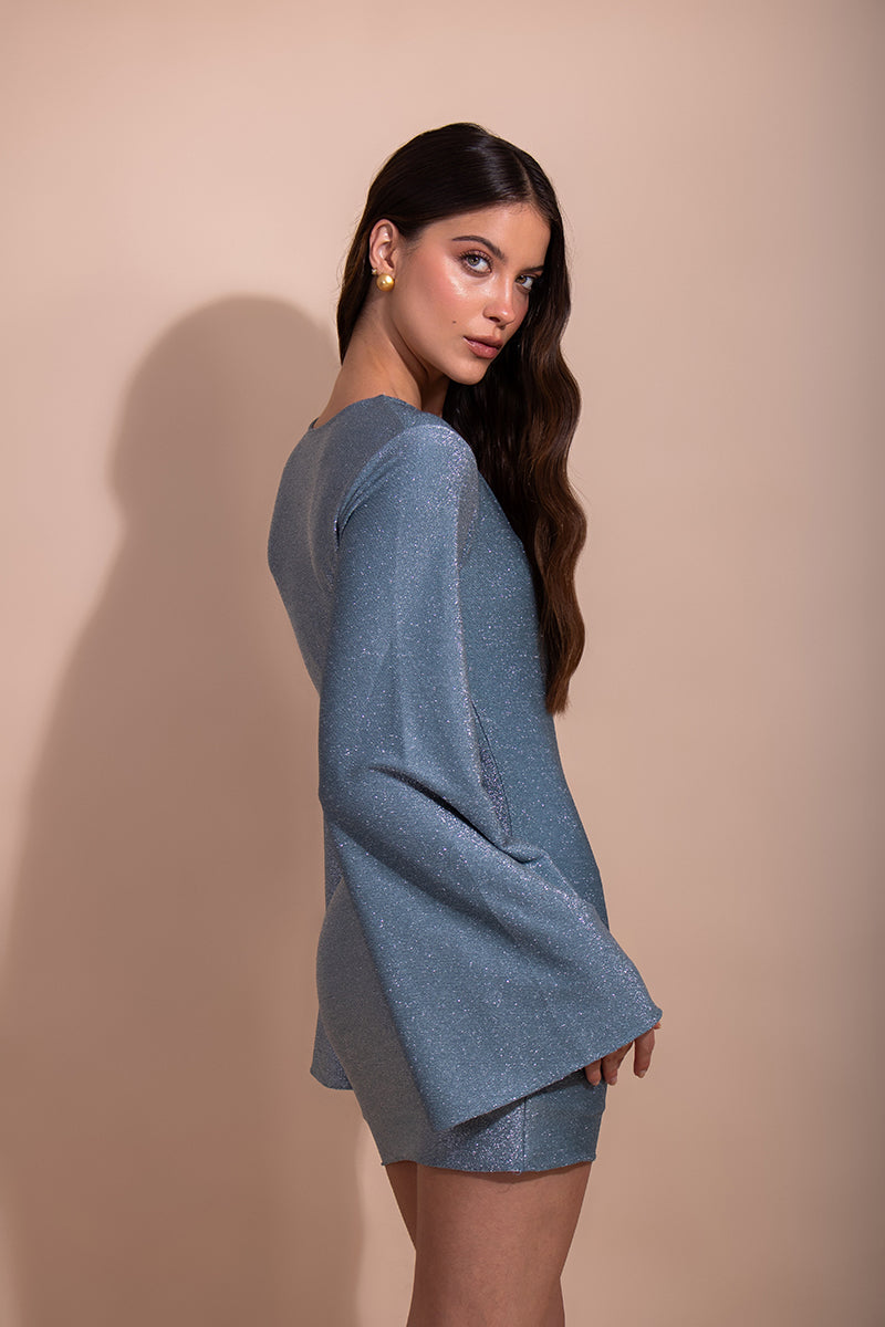 BARÚ BLUE MINI DRESS - CULT MIA
