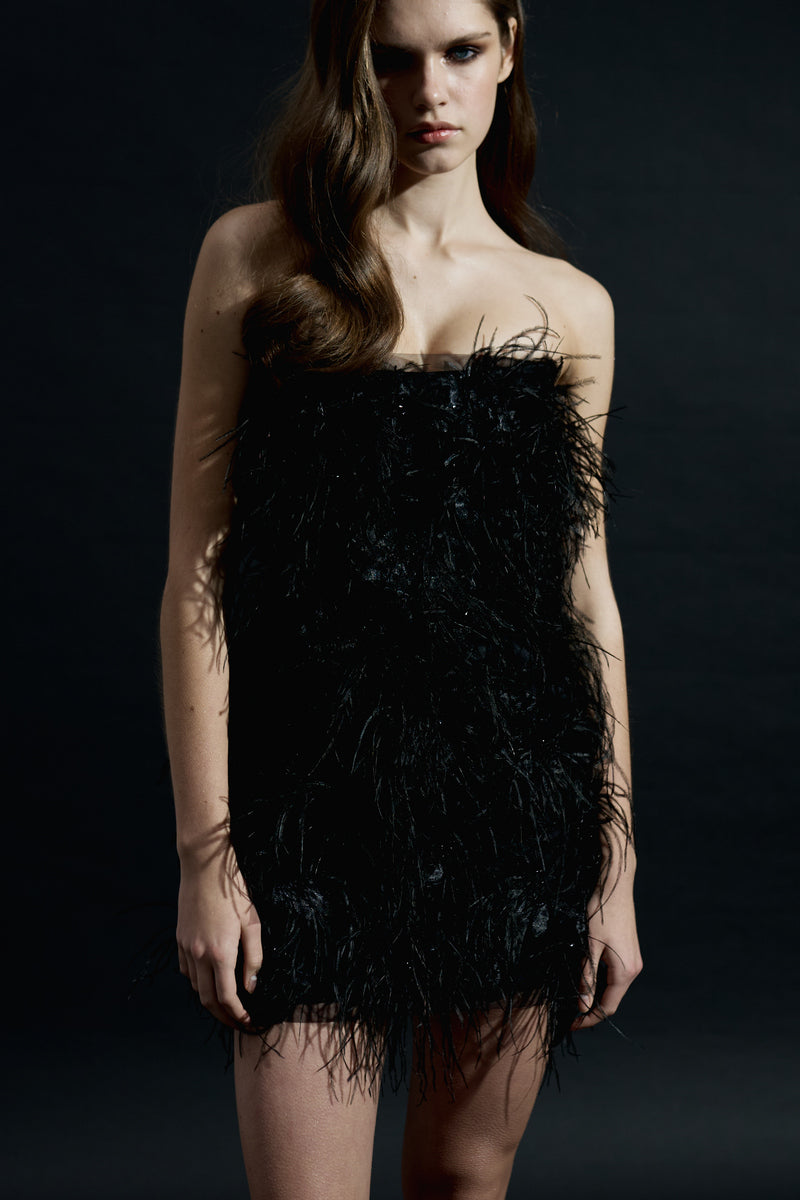 EZRA DRESS IN BLACK - CULT MIA