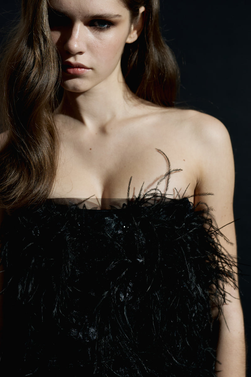 EZRA DRESS IN BLACK - CULT MIA