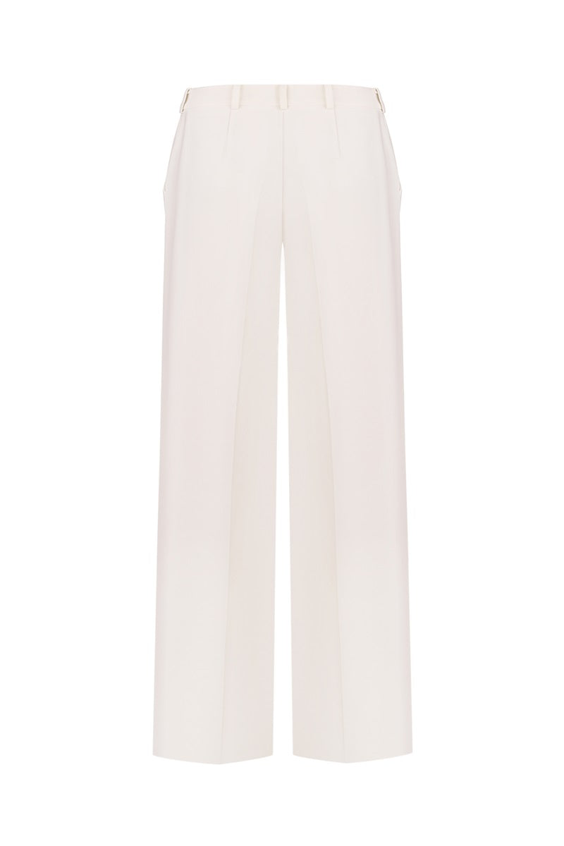 PALAZZO TROUSERS IN WHITE - CULT MIA