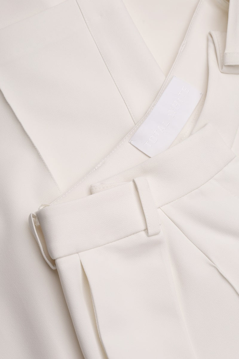PALAZZO TROUSERS IN WHITE - CULT MIA