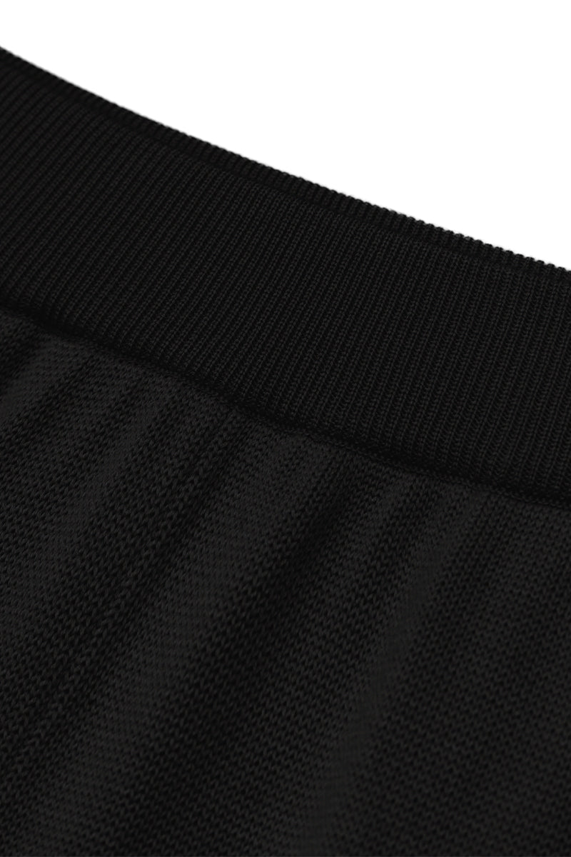 KARLEY SILK CASHMERE SET IN BLACK - CULT MIA