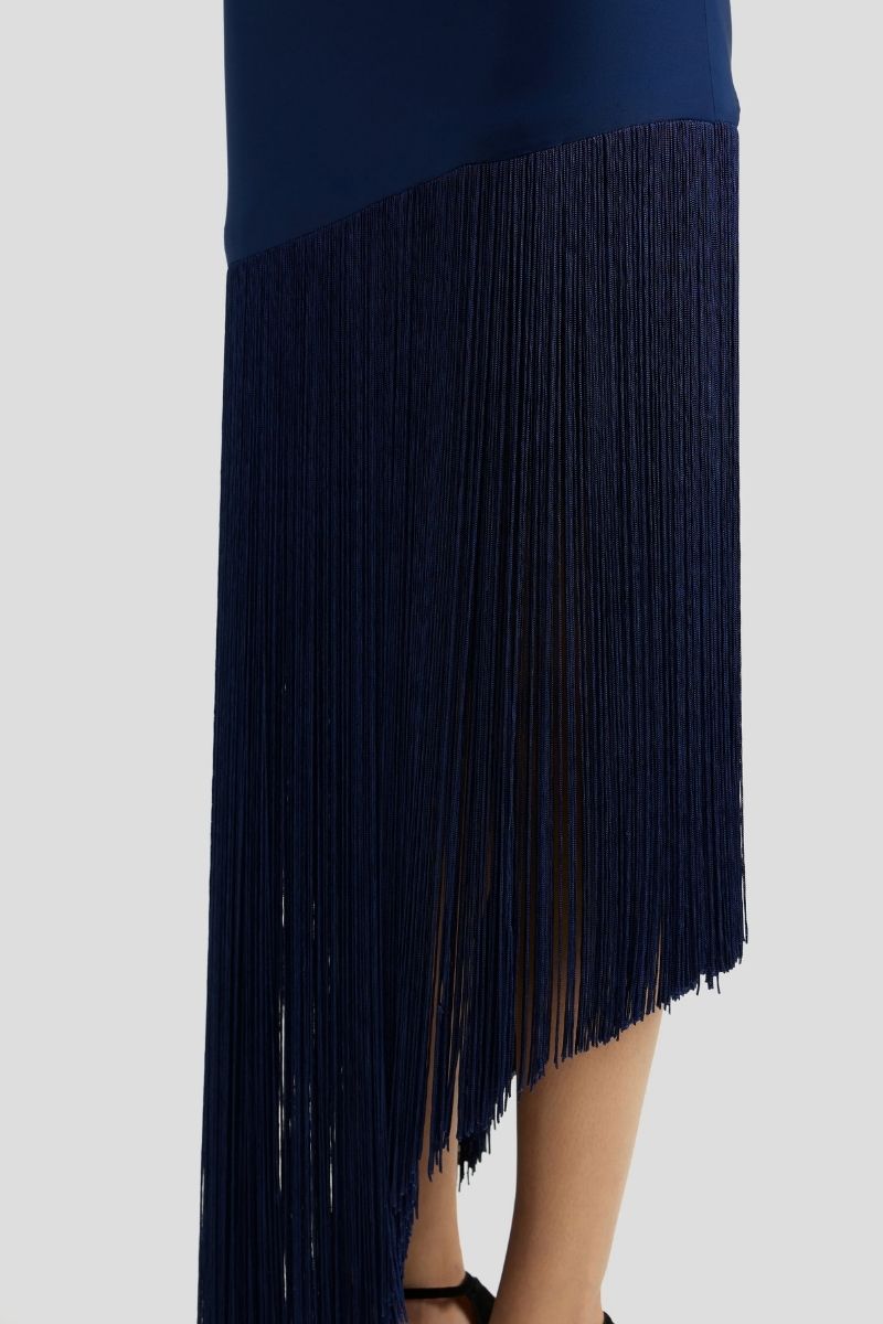 JADE MAXI DRESS IN NAVY BLUE - CULT MIA