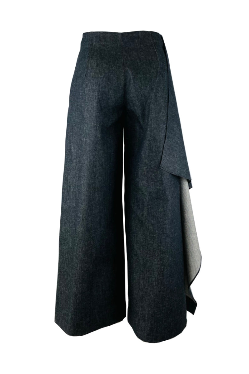 LATERAL FLAP JEANS IN DARK GRAY - CULT MIA