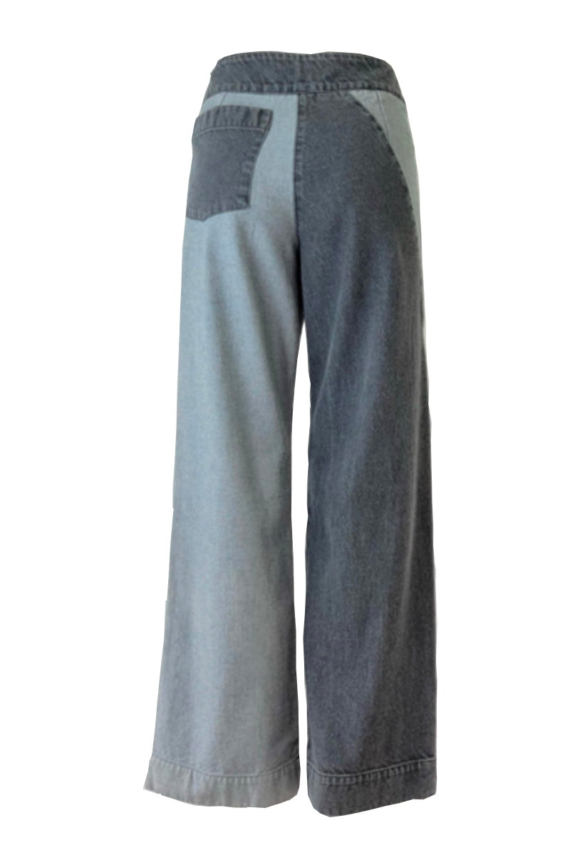 CONTRAST STRAIGHT LEG DENIM - CULT MIA