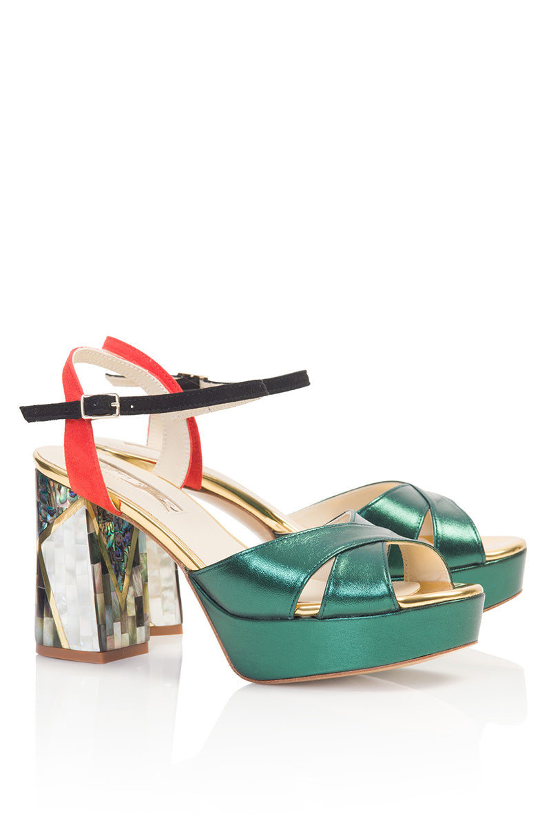 KAMI LEATHER HEELS - CULT MIA