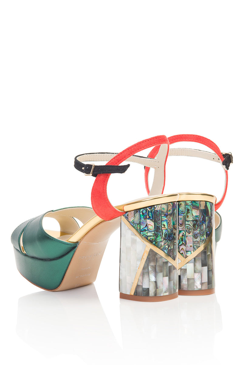 KAMI LEATHER HEELS - CULT MIA