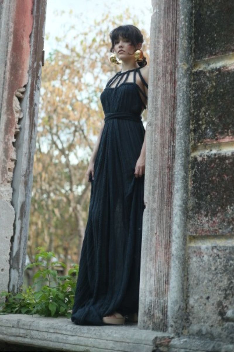 SEVERYNA DRESS IN MIDNIGHT - CULT MIA