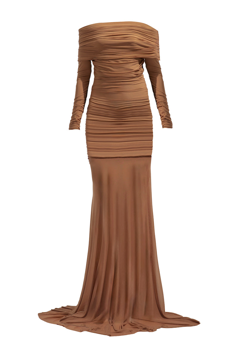 KELLY DUSTY ROSE GOWN - CULT MIA