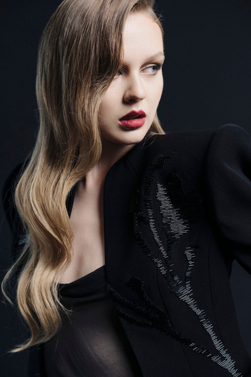 NADYA CAMISOLE IN BLACK - CULT MIA