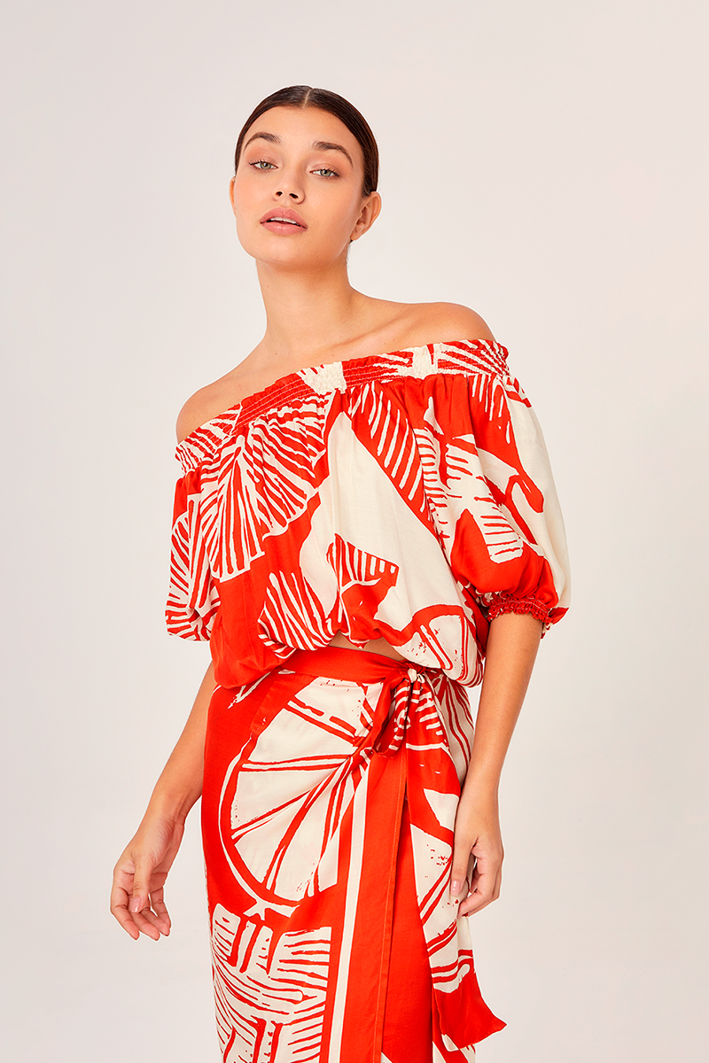 WRAP SKIRT IN LEMON - CULT MIA