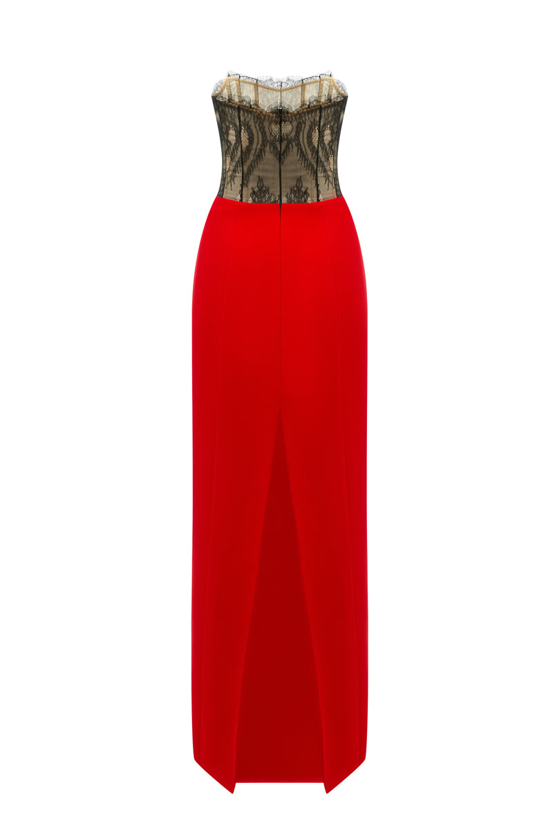 LACE TIBI MAXI DRESS IN LACE - CULT MIA