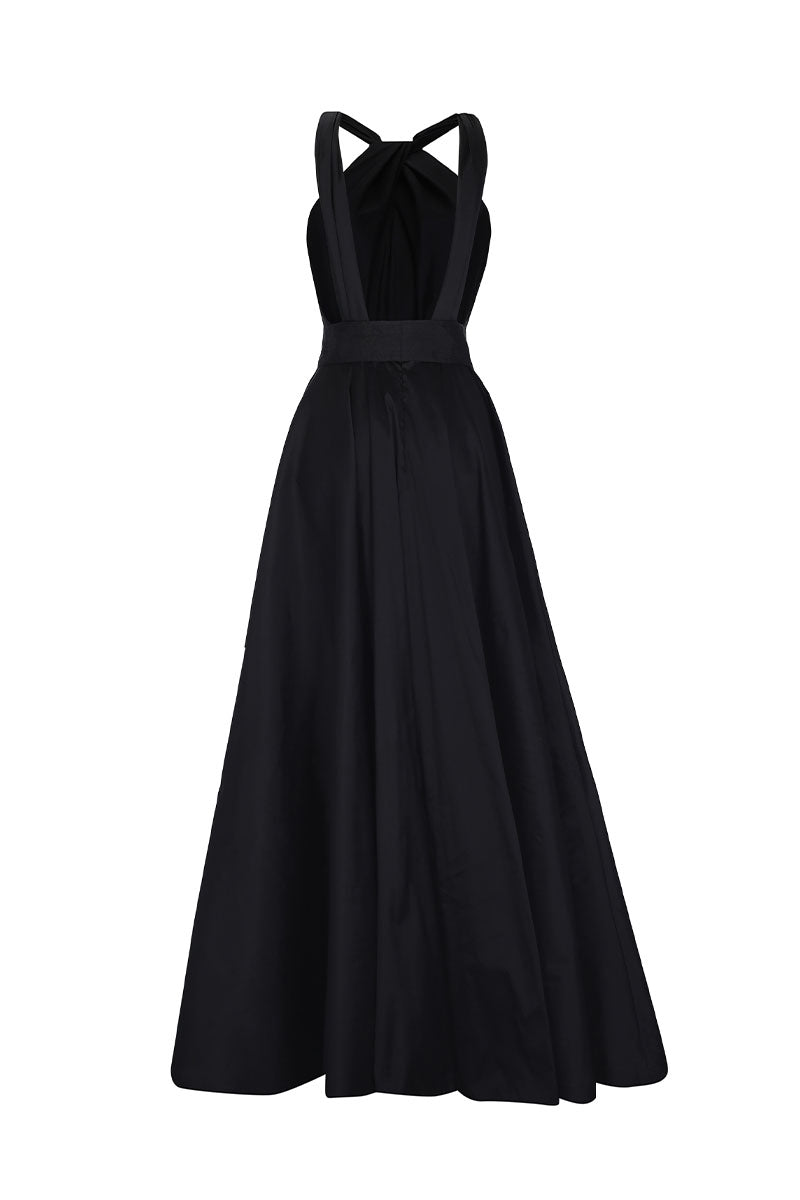 LADY OF THE NIGHT DRESS IN BLACK - CULT MIA