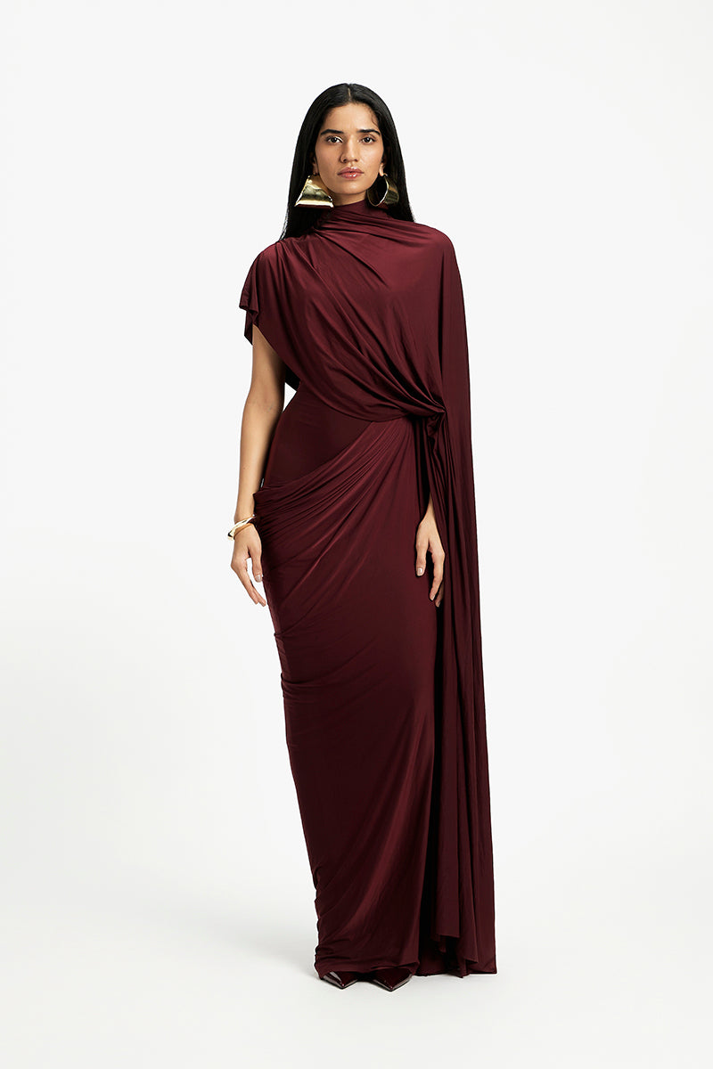 DAPHNE DRAPED MAXI DRESS - CULT MIA