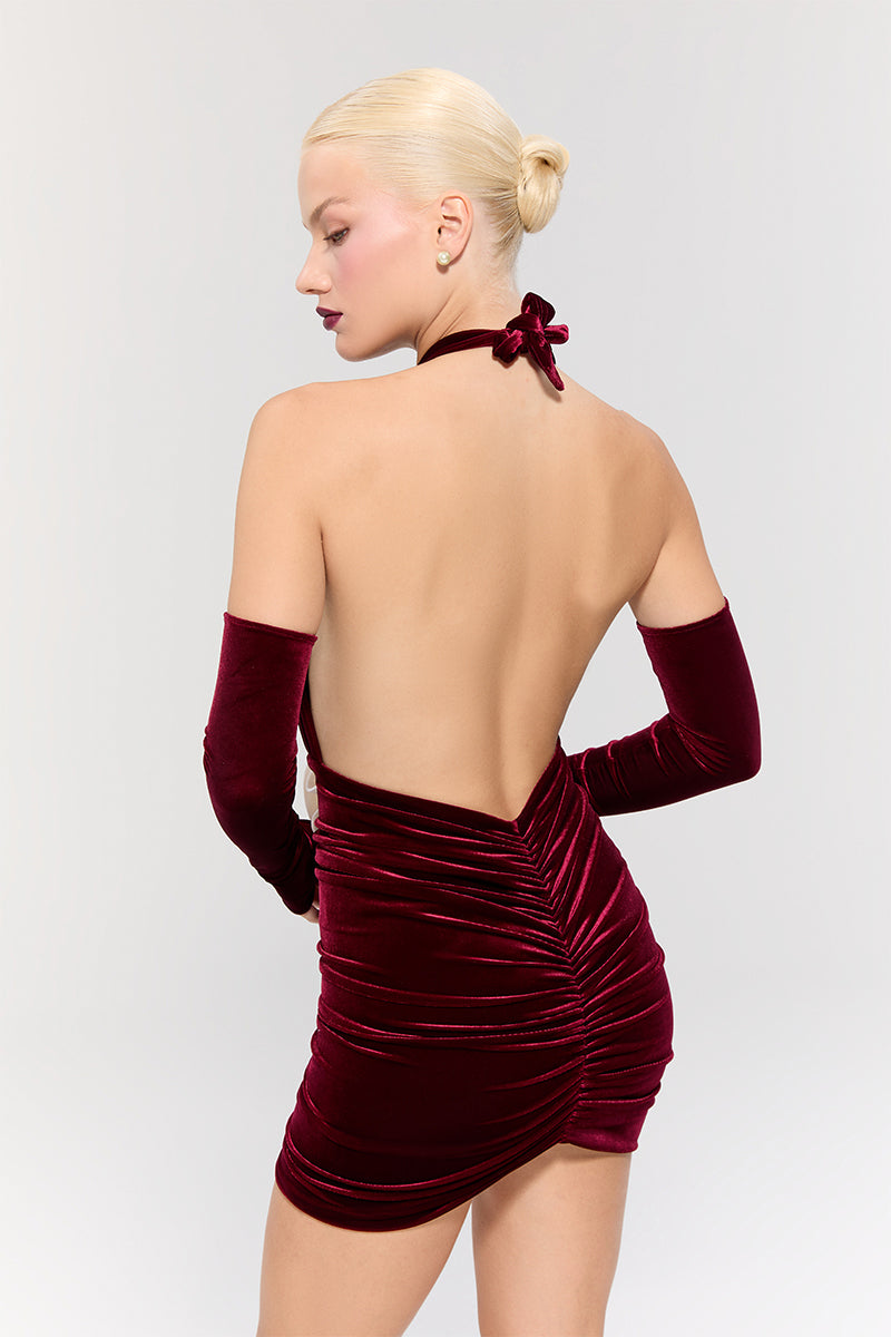 MIRABELL RED MINI DRESS - CULT MIA