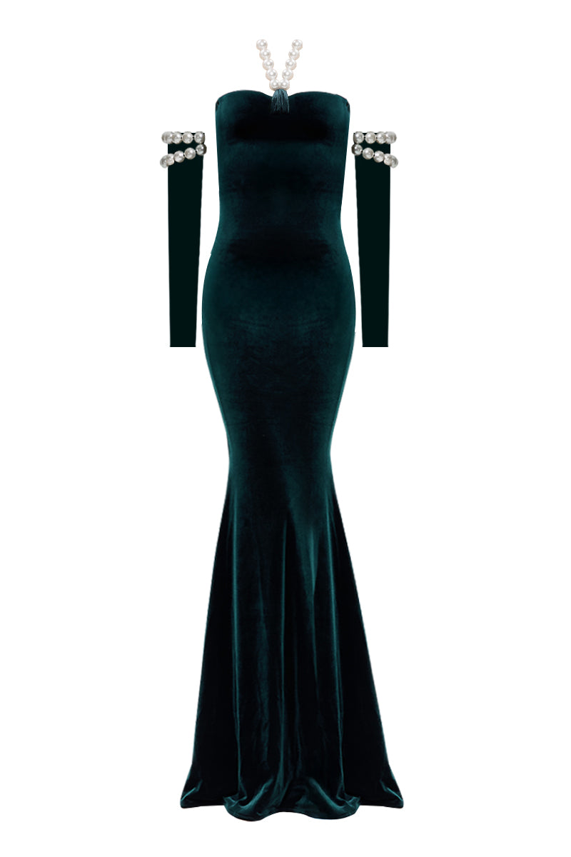 dynasty evening dresses Fallon Carrington energy, but make it bridal. This gown is for the woman who enters the room like a Dynasty scenelights dim, music rises, and every crystal on her dress
