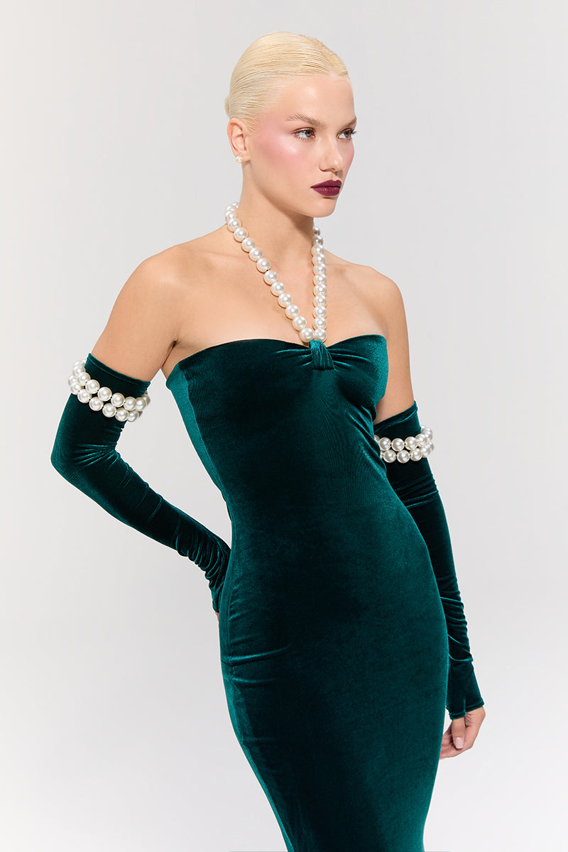 DYNASTY NECKLACE GOWN - CULT MIA