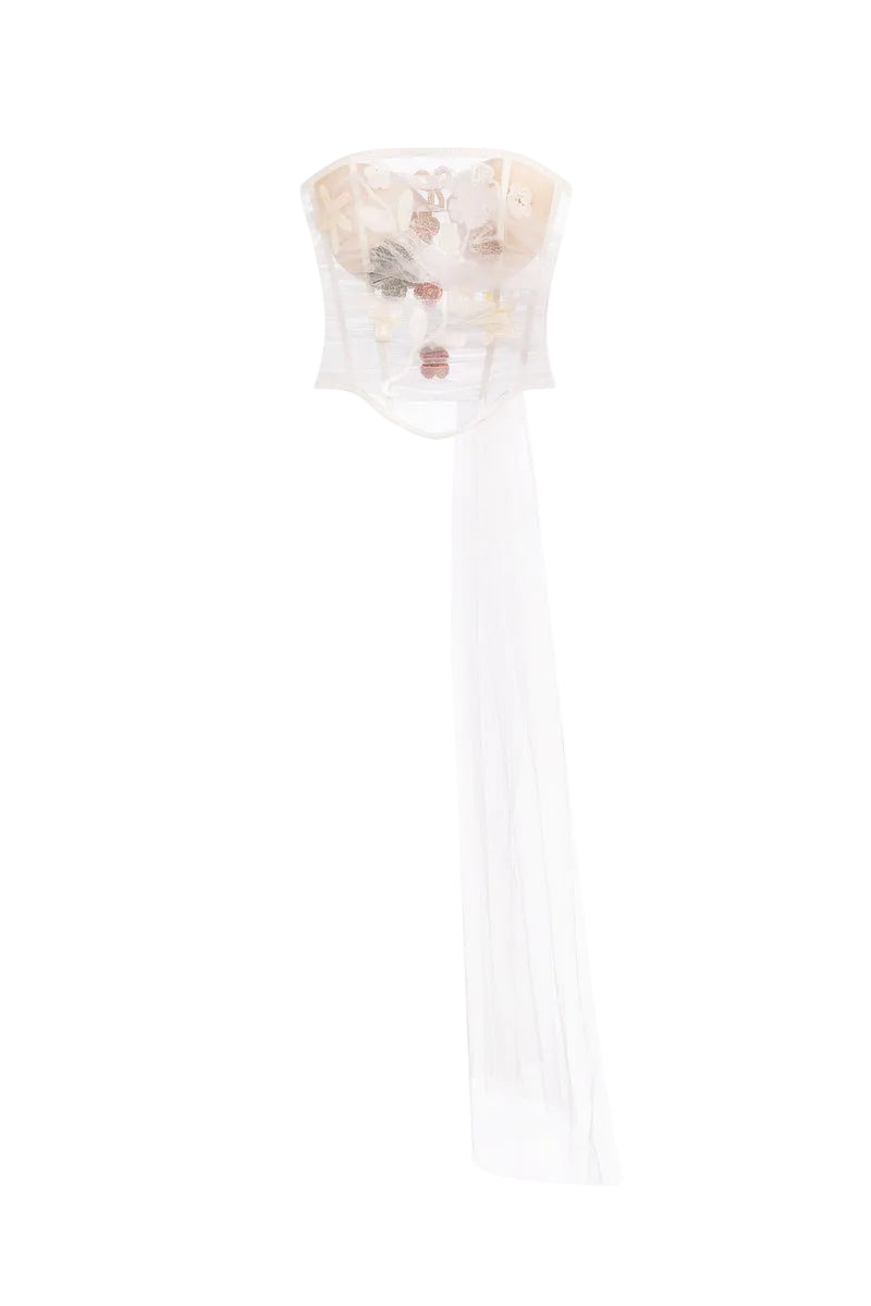 MALVA FLOREA STRAPLESS CORSET TOP | Cult Mia MALVA FLOREA STRAPLESS CORSET TOP | Cult Mia