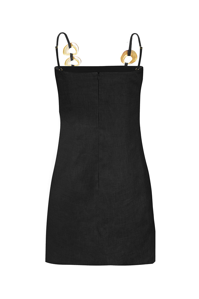 SUN MINI DRESS IN BLACK - CULT MIA
