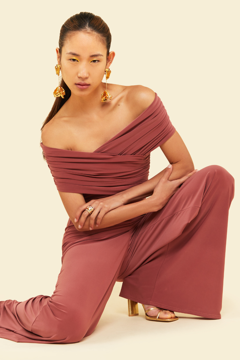 MUSCARI JUMPSUIT IN PINK - CULT MIA