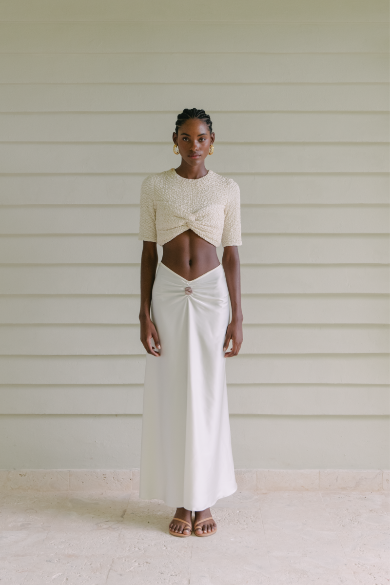 DULCE IVORY CROP TOP - CULT MIA
