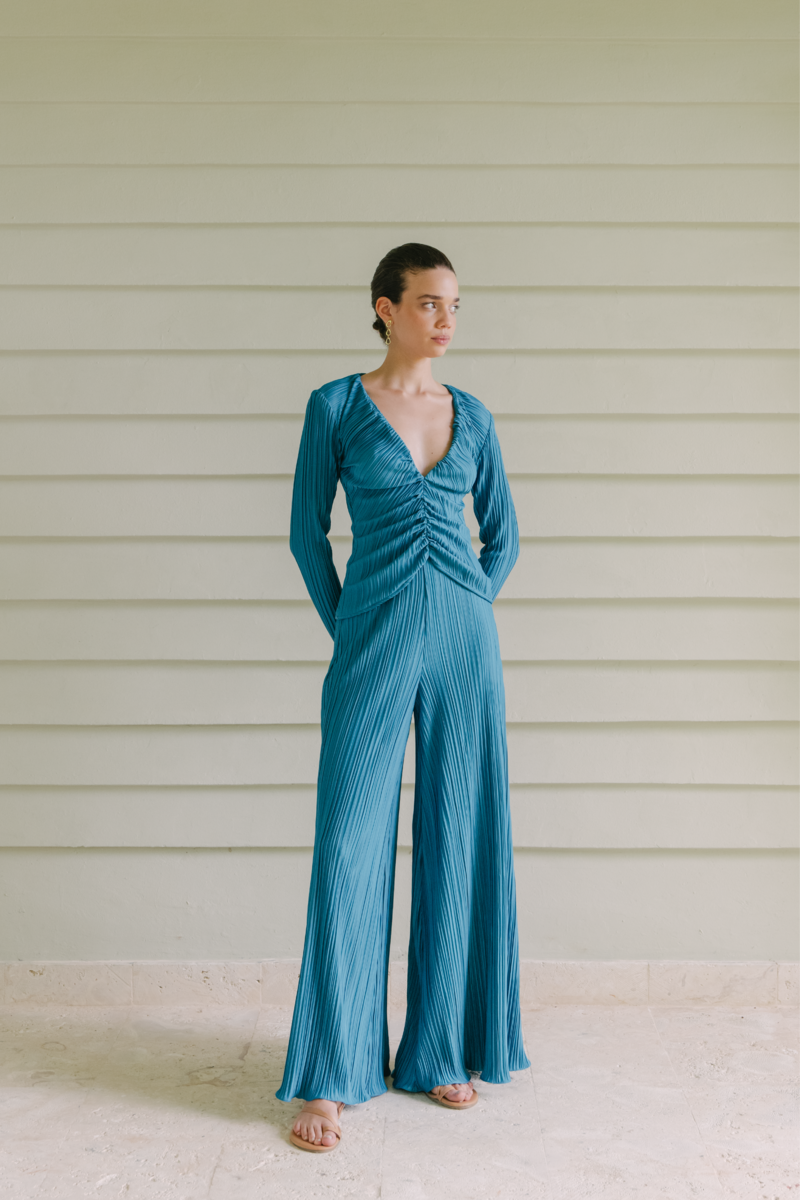 FLUJO TURQUOISE TOP - CULT MIA