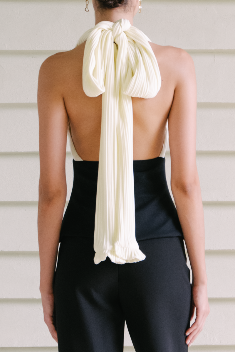 MAO OFF WHITE AND BLACK TOP - CULT MIA