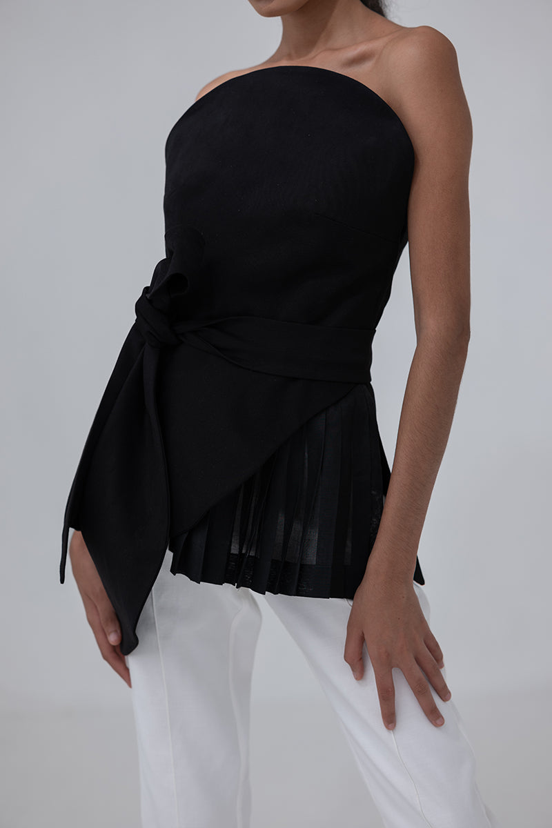 MAREA BLOUSE IN BLACK - CULT MIA