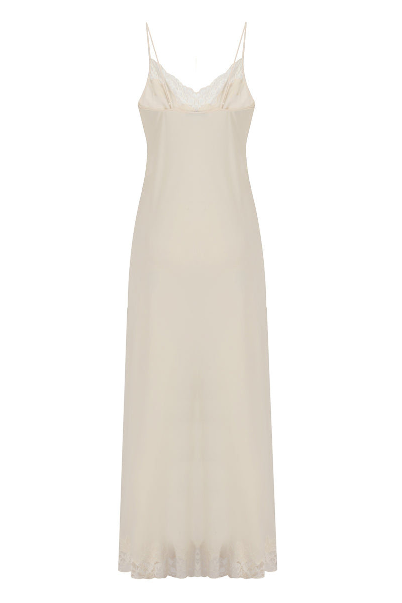 JOANNA LONG OFF WHITE NIGHTGOWN - CULT MIA