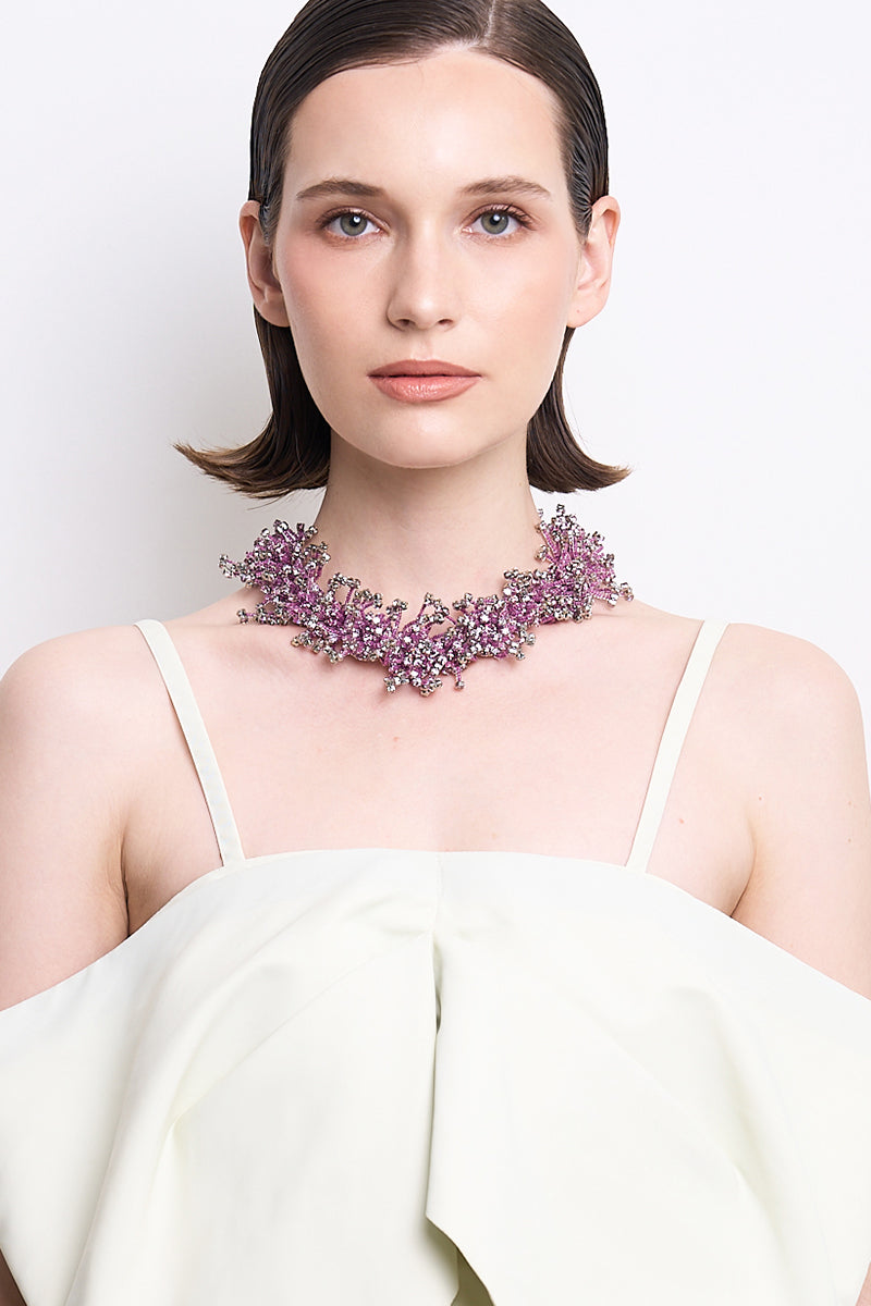 LILLA PURPLE NECKLACE - CULT MIA