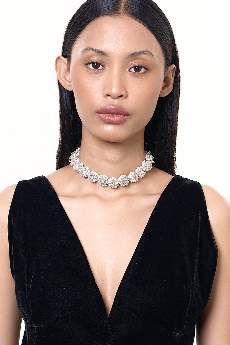 LAVISA WHITE CHOKER - CULT MIA