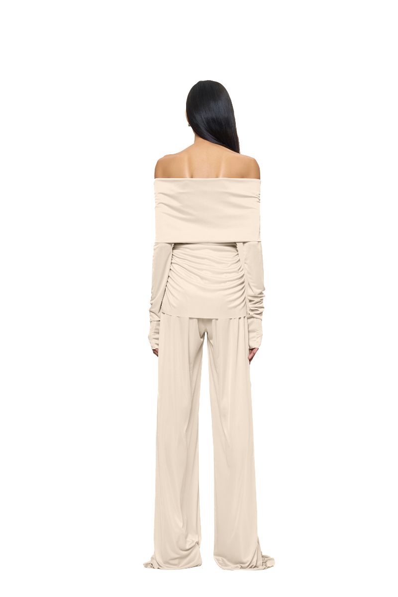 NATALIE TOP IN IVORY - CULT MIA