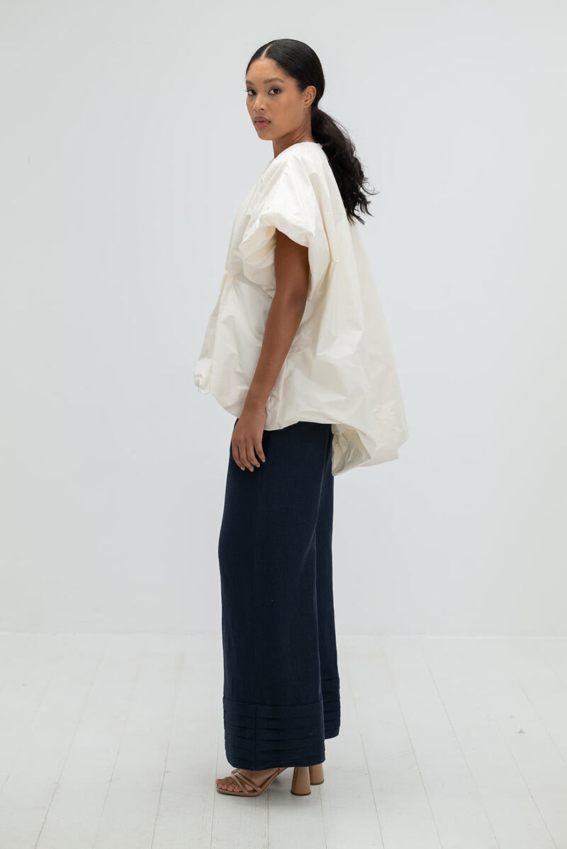 NONORA BLOUSE IN IVORY - CULT MIA