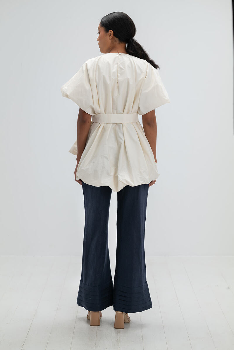 NONORA BLOUSE IN IVORY - CULT MIA