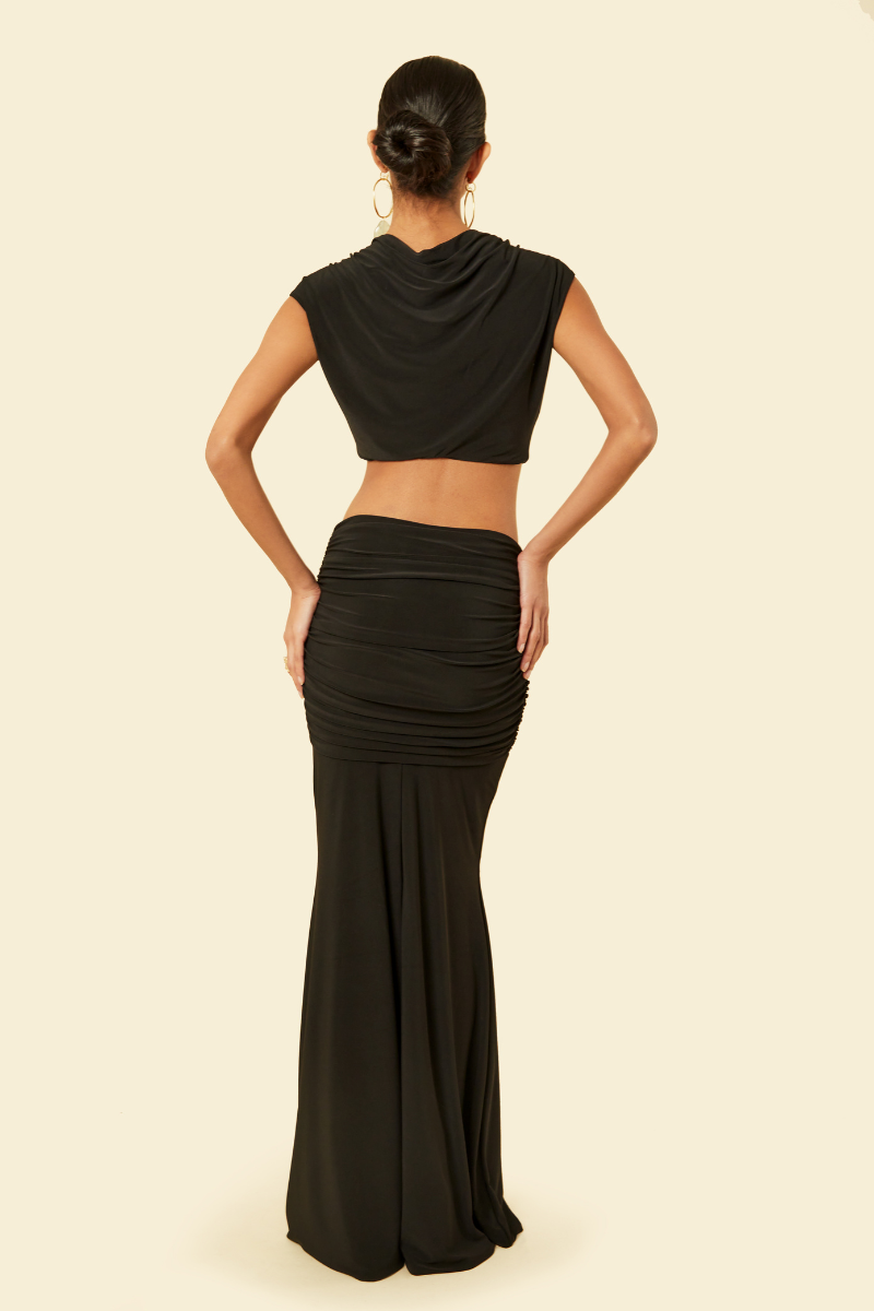 OLERIA CO-ORD SET IN BLACK - CULT MIA