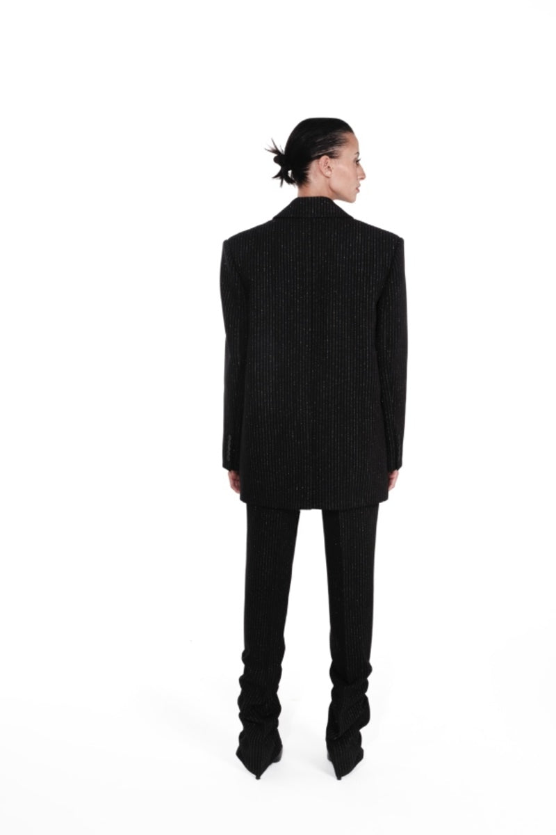 TAILORED PINSTRIPED BLAZER - CULT MIA