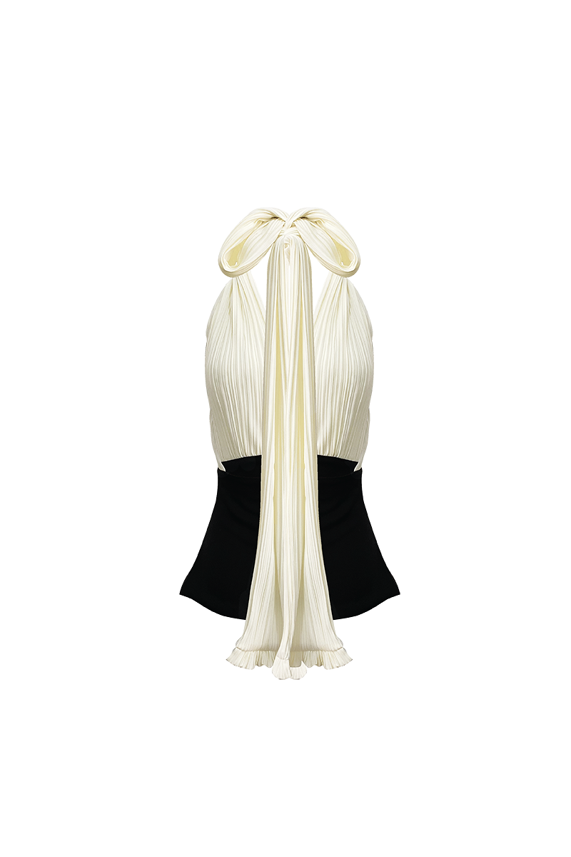 MAO OFF WHITE AND BLACK TOP - CULT MIA