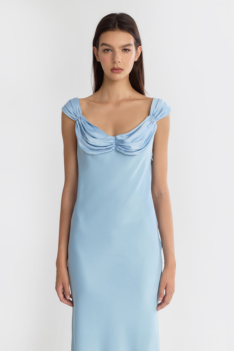 PRINCESS BLUE MAXI DRESS - CULT MIA