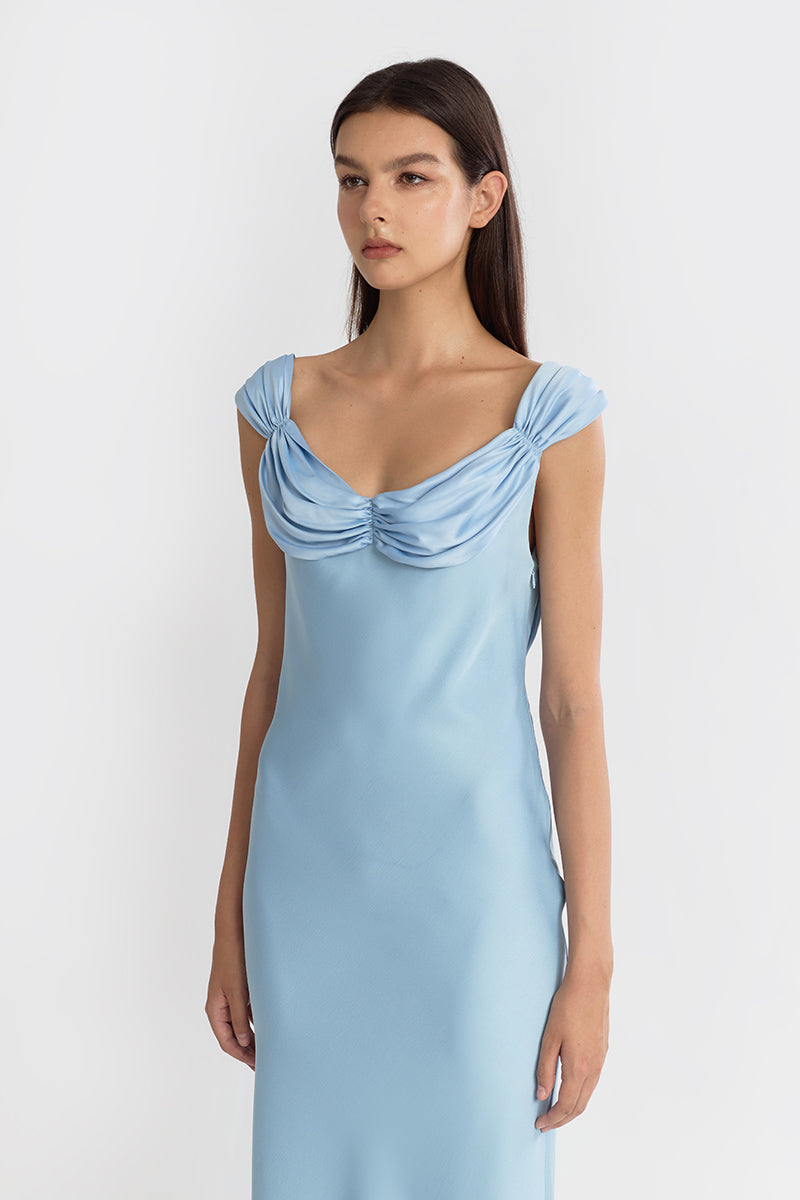 PRINCESS BLUE MAXI DRESS - CULT MIA