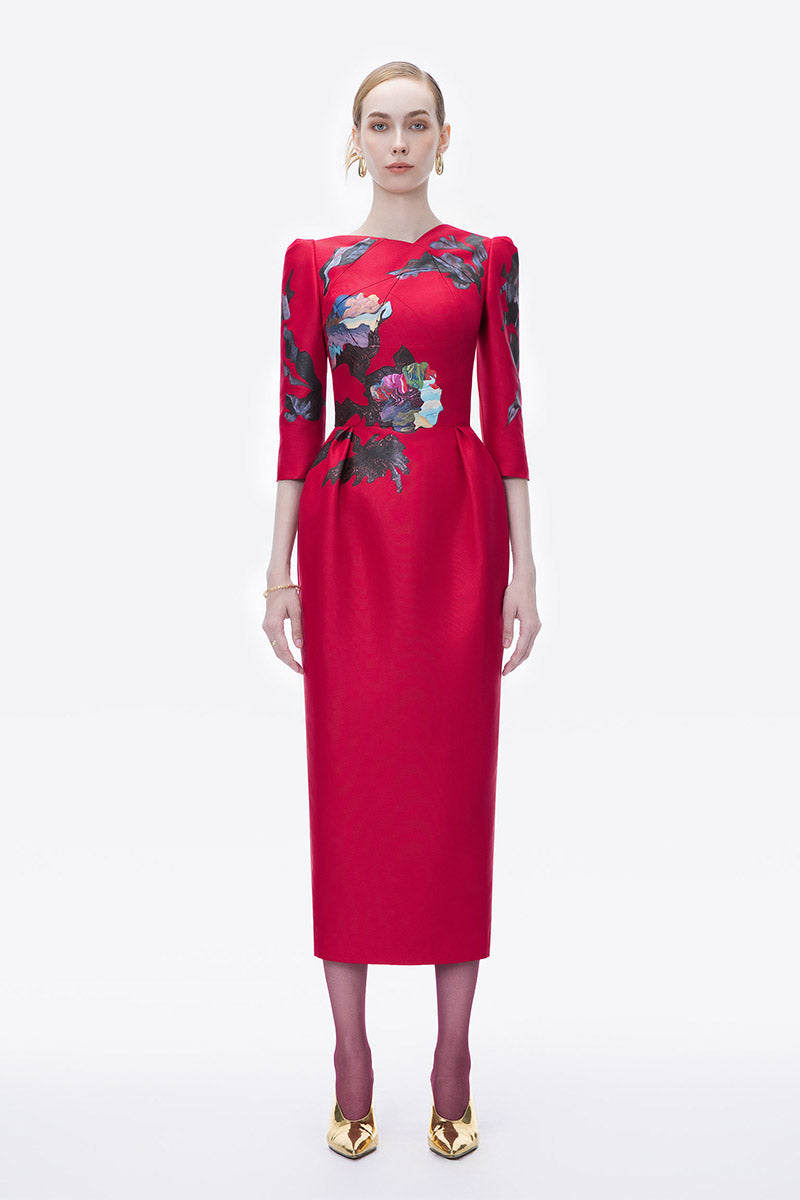 BLOSSOM HORIZON MIDI DRESS - CULT MIA