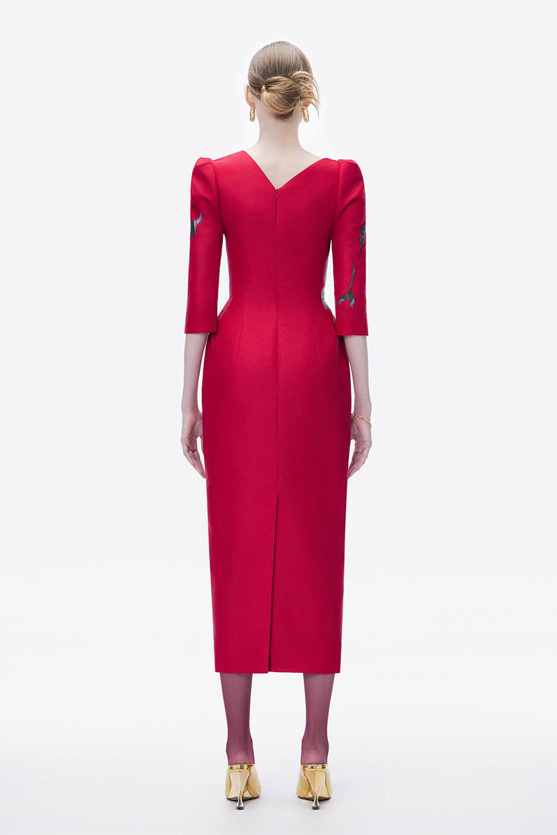 BLOSSOM HORIZON MIDI DRESS - CULT MIA