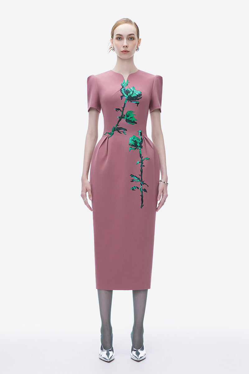 MYSTIC ELEGANCE MIDI DRESS - CULT MIA