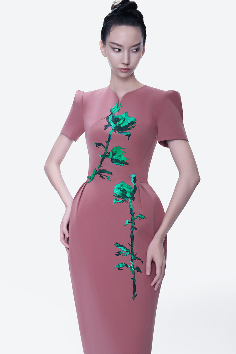 MYSTIC ELEGANCE MIDI DRESS - CULT MIA