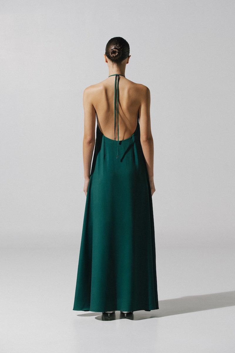 RONDINE MAXI DRESS IN EMERALD GREEN - CULT MIA