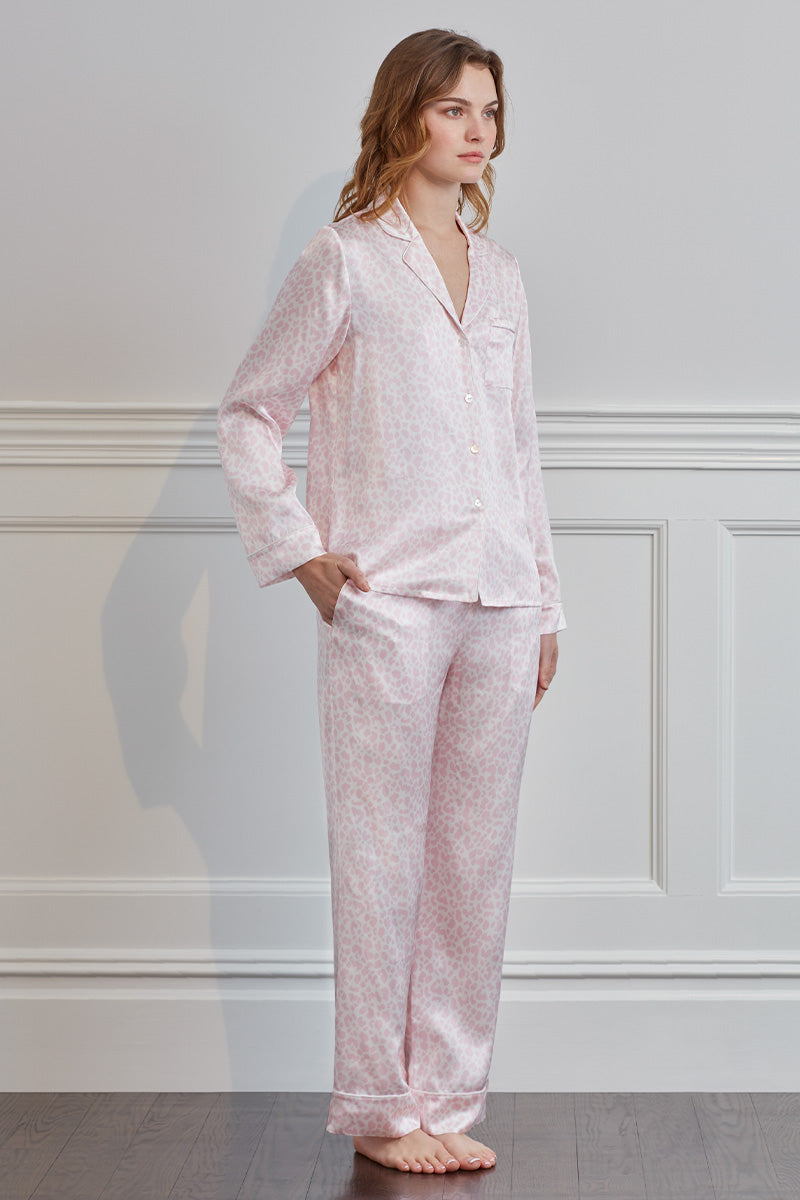 GENTLE LEO WOMEN'S PAJAMA SET IN PINK - CULT MIA