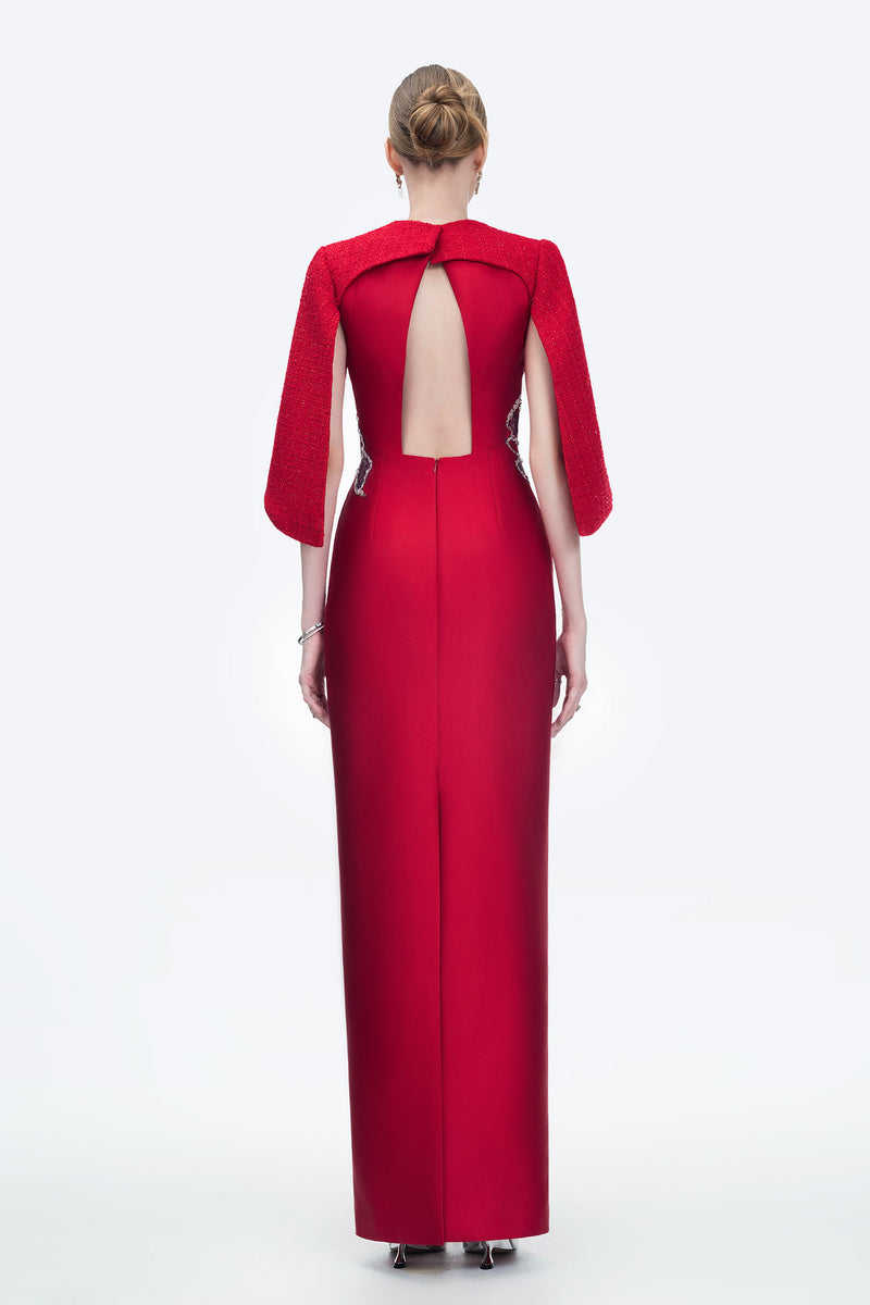 LUSTRE REVERIE GOWN IN RED - CULT MIA
