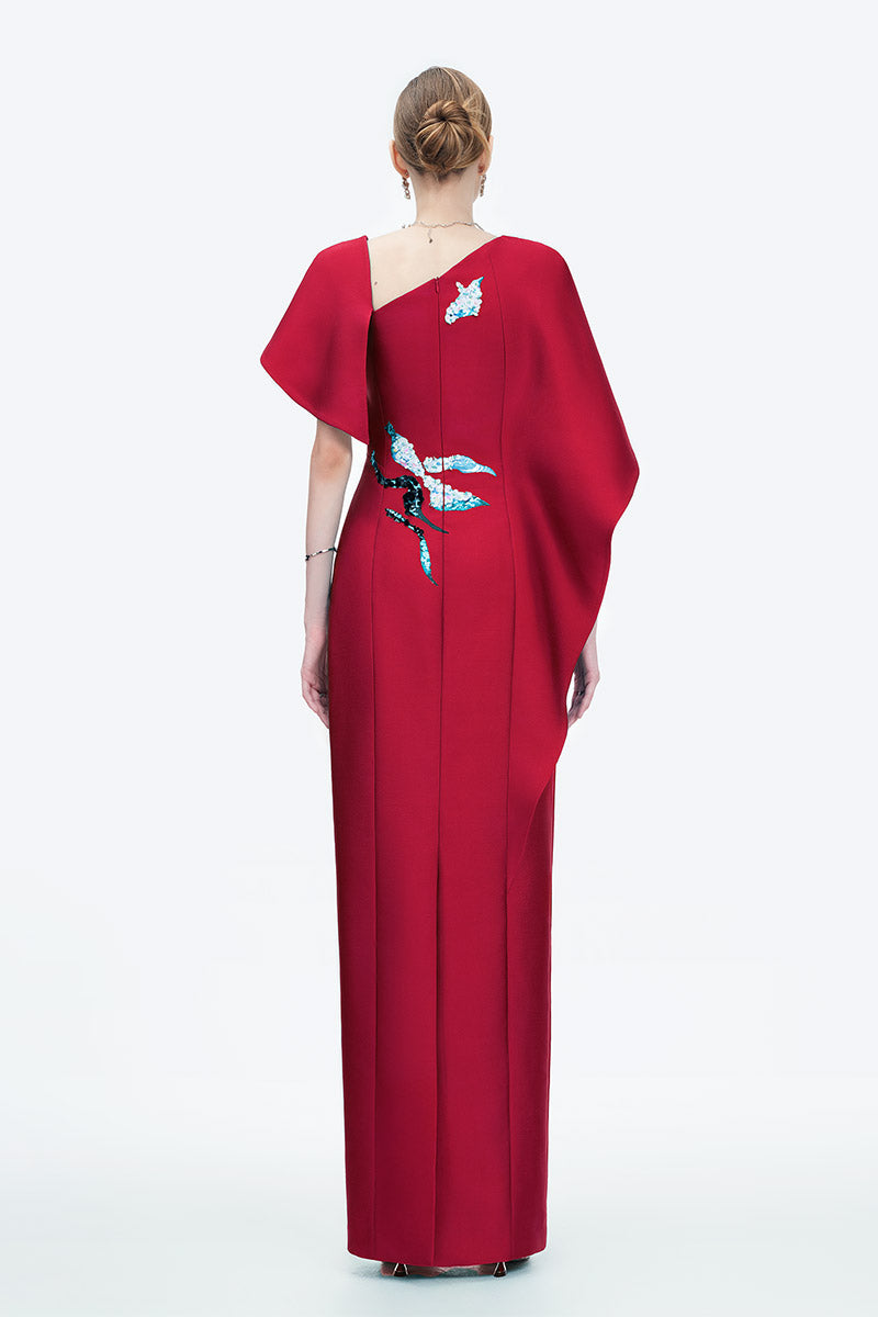 PETAL'S SECRET DANCE GOWN IN RED - CULT MIA