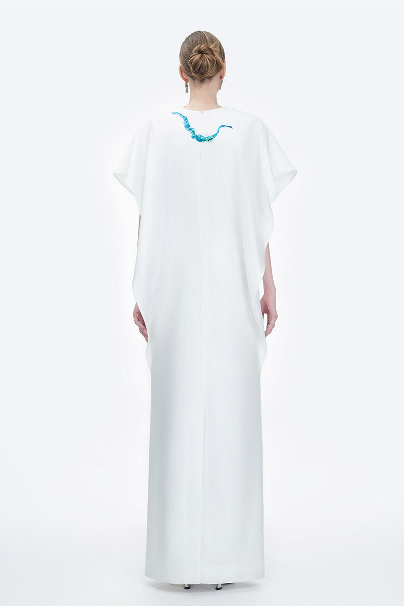 HIMALAYAN WHITE POPPY DRESS - CULT MIA